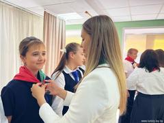 Пополнение в рядах жодинской пионерии
