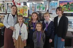 Юные художники покоряют вершины международного телепроекта