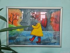 Краски золотой поры: в книжном магазине открылась выставка детских рисунков «Дыхание осени»